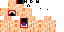 Minecraft skin texture, 64x32 legacy pixels