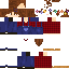 Minecraft skin texture, 64x64 pixels