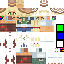 Minecraft skin texture, 64x64 pixels