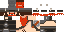 Minecraft skin texture, 64x32 legacy pixels