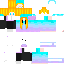 Minecraft skin texture, 64x64 pixels