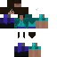 Minecraft skin texture, 64x64 pixels