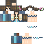 Minecraft skin texture, 64x64 pixels