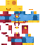Minecraft skin texture, 64x64 pixels