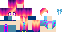 Minecraft skin texture, 64x32 legacy pixels