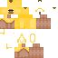 Minecraft skin texture, 64x64 pixels