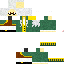 Minecraft skin texture, 64x64 pixels