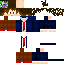 Minecraft skin texture, 64x64 pixels
