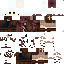 Minecraft skin texture, 64x64 pixels