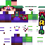 Minecraft skin texture, 64x64 pixels