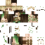Minecraft skin texture, 64x64 pixels