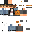 Minecraft skin texture, 64x64 pixels