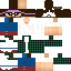Minecraft skin texture, 64x64 pixels