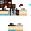Minecraft skin texture, 64x64 pixels