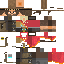 Minecraft skin texture, 64x64 pixels