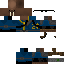 Minecraft skin texture, 64x64 pixels