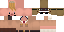 Minecraft skin texture, 64x32 legacy pixels