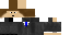 Minecraft skin texture, 64x32 legacy pixels