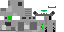 Minecraft skin texture, 64x32 legacy pixels