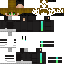 Minecraft skin texture, 64x64 pixels
