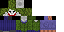 Minecraft skin texture, 64x32 legacy pixels