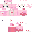 Minecraft skin texture, 64x64 pixels