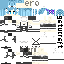 Minecraft skin texture, 64x64 pixels