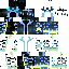 Minecraft skin texture, 64x64 pixels