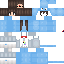 Minecraft skin texture, 64x64 pixels