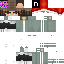 Minecraft skin texture, 64x64 pixels