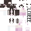 Minecraft skin texture, 64x64 pixels