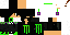 Minecraft skin texture, 64x32 legacy pixels
