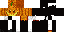Minecraft skin texture, 64x32 legacy pixels