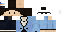 Minecraft skin texture, 64x32 legacy pixels