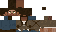 Minecraft skin texture, 64x32 legacy pixels