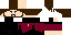 Minecraft skin texture, 64x32 legacy pixels