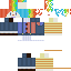 Minecraft skin texture, 64x64 pixels