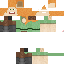 Minecraft skin texture, 64x64 pixels