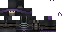 Minecraft skin texture, 64x32 legacy pixels