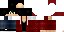 Minecraft skin texture, 64x32 legacy pixels