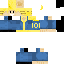Minecraft skin texture, 64x64 pixels
