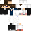Minecraft skin texture, 64x64 pixels