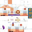 Minecraft skin texture, 64x64 pixels