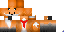 Minecraft skin texture, 64x32 legacy pixels