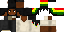 Minecraft skin texture, 64x32 legacy pixels