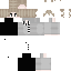 Gray Minecraft skin texture, 64x64 pixels
