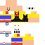 Minecraft skin texture, 64x64 pixels