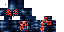 Minecraft skin texture, 64x32 legacy pixels