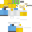 Minecraft skin texture, 64x64 pixels