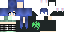 Minecraft skin texture, 64x32 legacy pixels